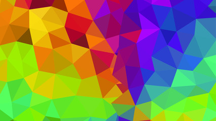 Abstract geometric triangle background, art, artistic, bright, colorful, design. Mosaic, color background. Mosaic texture. The effect of stained glass. EPS 10 Vector