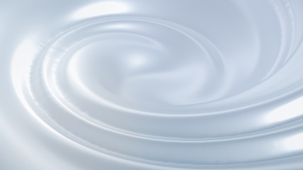 Silver splash. 3d illustration, 3d rendering.