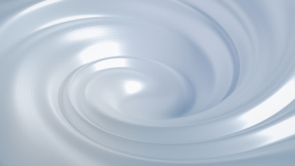 Silver splash. 3d illustration, 3d rendering.