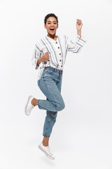 Full length portrait of an attractive young african woman