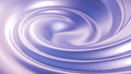 Silver splash. 3d illustration, 3d rendering.