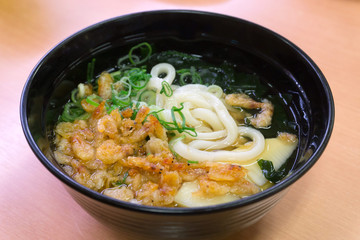 桜海老のかけうどん 