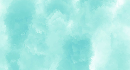 Abstract blue watercolor background for your design, watercolor background concept, vector.