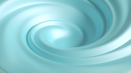 Beautiful turquoise paint splash. 3d illustration, 3d rendering.