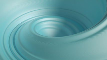 Beautiful turquoise paint splash. 3d illustration, 3d rendering.