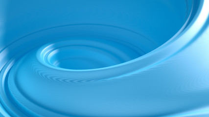 Obraz premium Beautiful turquoise paint splash. 3d illustration, 3d rendering.