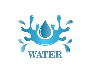 Water Splash logo icon illustration design
