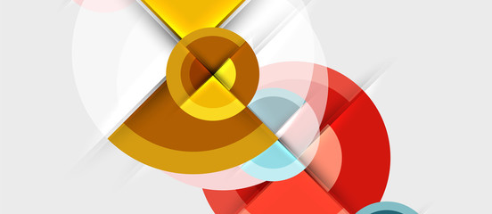 Obraz premium Geometric design abstract background - circles