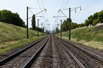 railway in countryside