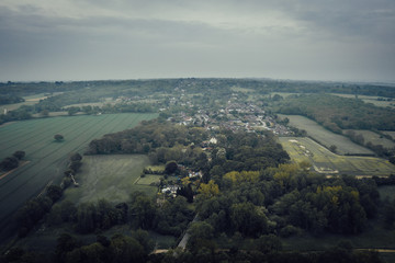 Fototapeta na wymiar Aerial view of Essex