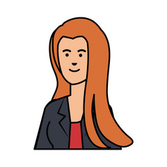 young businesswoman avatar character