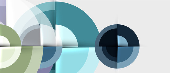 Obraz premium Geometric design abstract background - circles