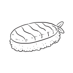 Nigiri Sushi doodle icon