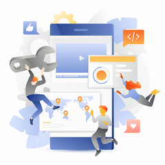 Tiny Developers with Wrench Tool