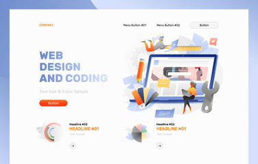Web Design and Coding Banner