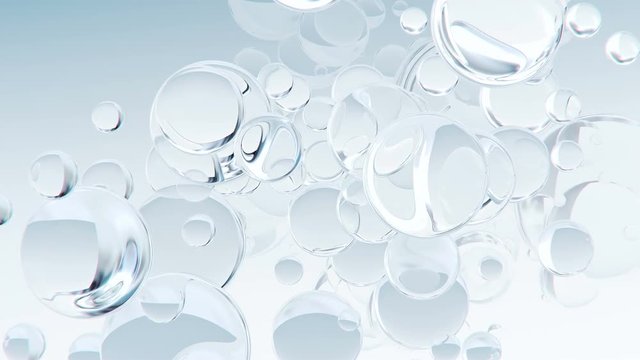 Abstract macro bubbles background