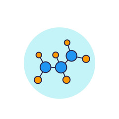 molecule, science vector flat icon
