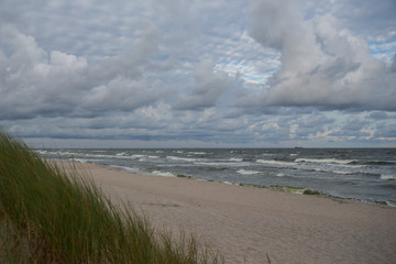 Thunder storm on Baltic sea