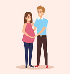girl pregnant and boy couple together