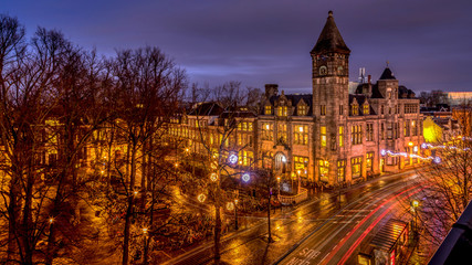 Fototapeta na wymiar City of Utrecht in the Netherlands at night