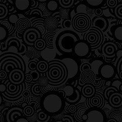 Retro seamless with circles pattern. Abstract background pattern design with circles. Vector illustration. 