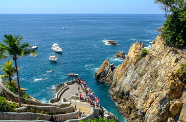 La Quebrada Cliff Divers Acapulco Mexico