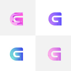 Letter G With Liquid