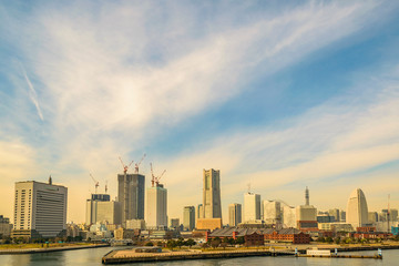 Fototapeta premium Jokohama Coast Cityscape, Japonia