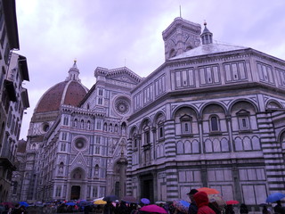 Firenze in un giorno di pioggia