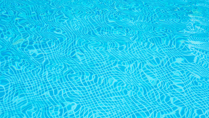 Fototapeta na wymiar Outdoor swimming pool water. Tropical beach. Summer vacation. Background, sunlight.