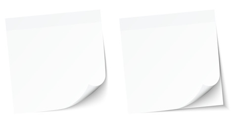 Zwei Weiße Blöcke Haftnotizen © Jan Engel