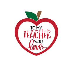 To my Teacher with Love