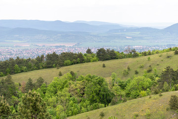 Fototapeta na wymiar Nagy-Szenas mountain in the Pilis