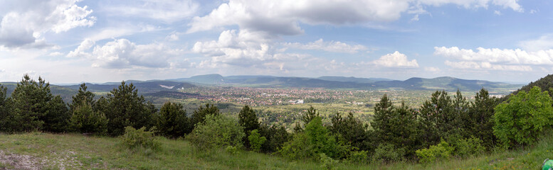 Fototapeta na wymiar Nagy-Zsiros mountain in the Pilis