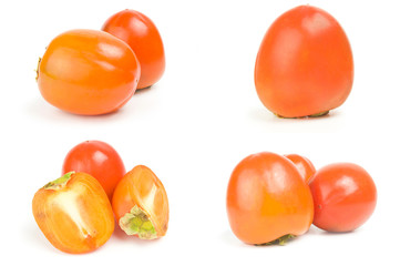 Collage of persimmon