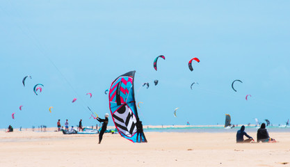 kitesurfing