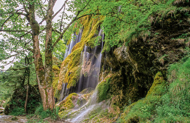 Schleierfall Bayern, Pfaffenwinkel, Ammerschlucht, Bad Bayersoien, waterfall, Bavaria