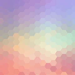 Fototapeta na wymiar abstract vector background. pastel hexagons. polygonal style. eps 10