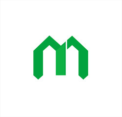simple company logo with green color