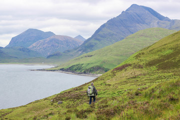 Fototapeta premium Hiking to Camasunary - Isle of Skye