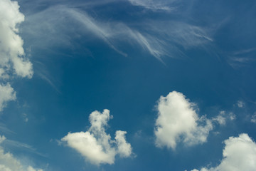 Blue sky and clouds