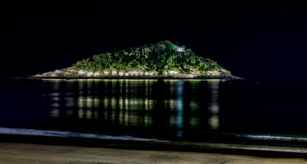 Obraz premium island at night