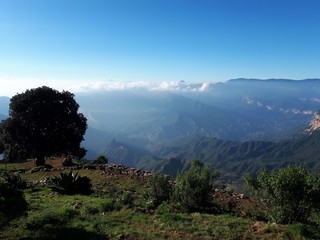 Montañas Sierra Gorda Queretaro, México