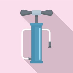 Air pump icon. Flat illustration of air pump vector icon for web design