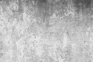 grauer Hintergrund, graue Betonwand, Textur, Strukturierte Wand im Industrial Style. Raue gebrochene und rissige Wand in Grau.