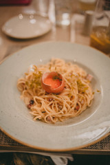 spaghetti with tomato sauce