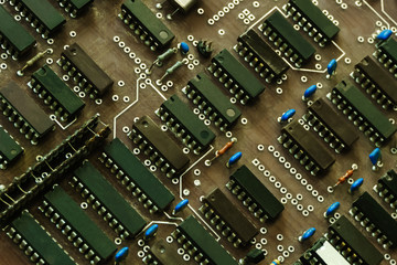 old computer motherboard