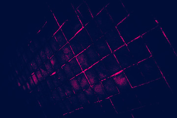 Beautiful closeup textures abstract tiles and dark black and pink color glass pattern wall...