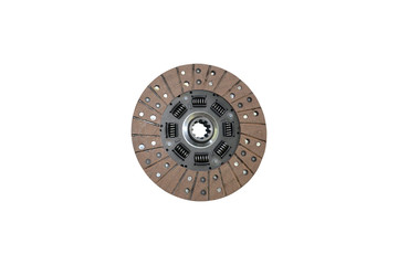 clutch disc car on white background