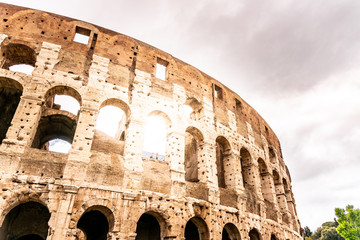 Fototapeta premium Colosseum, Coliseum or Flavian Amphitheatre, in Rome, Italy